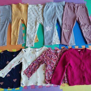 Toddler girl clothes 18-24M bundle (9pieces)